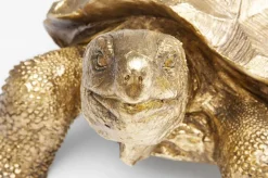 Dekoracja Stojąca Turtle 60x32 Cm Złota