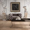 Dekoracja Stojąca Welcome Panther 57x150 Cm Srebrna Lewa