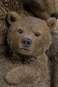 Dekoracje Stojące Cuddle Bear Family 88x81 Cm Brązowa