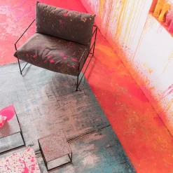 Dywan Abstract 170x240 Cm Niebieski