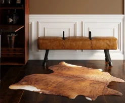 Dywan Hide 190x150 Cm Brązowo-biały