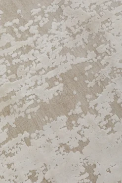 Dywan Prostokątny Beżowy Wiskoza I Bawełna 200x300 Cm