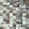 Dywan Skórzany Do Salonu Szary Prostokątny 120x180 Cm