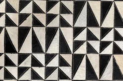 Dywan Zigzag 240x170 Cm Skóra Naturalna