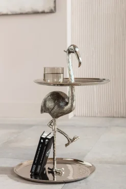 Etażerka Flamingo 43x53 Cm Srebrna