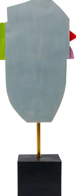 Figurka Dekoracyjna Abstract Face 21x52 Cm Kolorowa