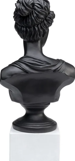 Figurka Dekoracyjna Ancient Beauty 23x50 Cm Czarna - Podstawa Biała