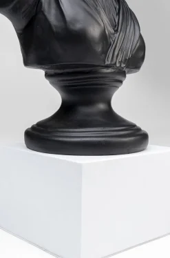 Figurka Dekoracyjna Ancient Beauty 23x50 Cm Czarna - Podstawa Biała