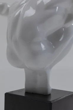 Figurka Dekoracyjna Athlet 43x29 Cm Biała