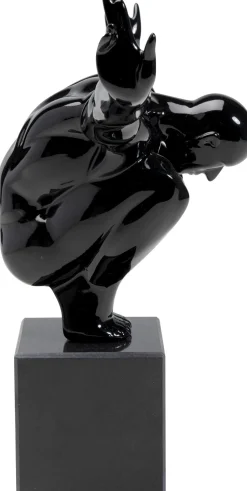 Figurka Dekoracyjna Athlet 43x29 Cm Czarna