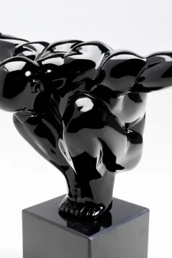 Figurka Dekoracyjna Athlet 43x29 Cm Czarna