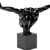 Figurka Dekoracyjna Athlet 75x42 Cm Czarna