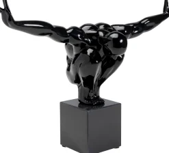 Figurka Dekoracyjna Athlet 75x42 Cm Czarna