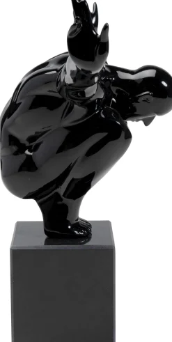 Figurka Dekoracyjna Athlet 75x42 Cm Czarna
