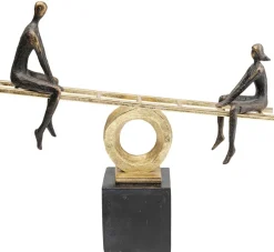 Figurka Dekoracyjna Balance 45x41 Cm Czarno-złota