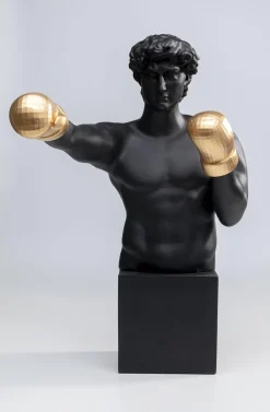 Figurka Dekoracyjna Balboa 50x68 Cm Czarno-złota