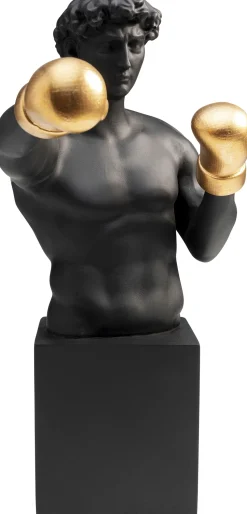 Figurka Dekoracyjna Balboa 25x40 Cm Czarno-złota