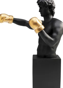 Figurka Dekoracyjna Balboa 25x40 Cm Czarno-złota