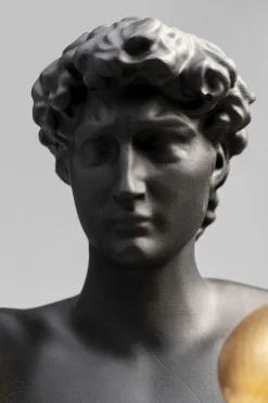 Figurka Dekoracyjna Balboa 25x40 Cm Czarno-złota