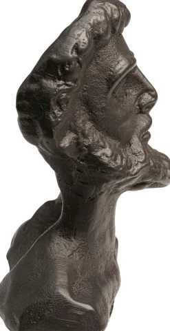 Figurka Dekoracyjna Bearded Man 9x11 Cm Antracytowa