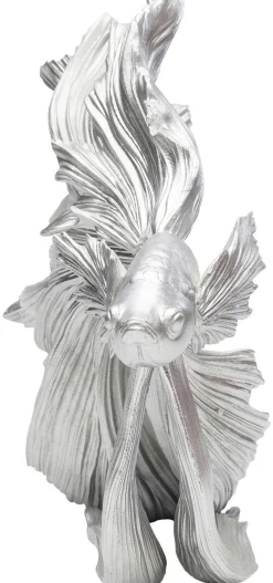 Figurka Dekoracyjna Betta 34x37 Cm Srebrna