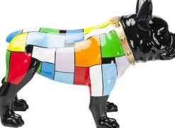 Figurka Dekoracyjna Bulldog 60x43 Cm Kolorowa