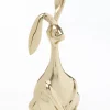 Figurka Dekoracyjna Bunny 26x52 Cm Złota