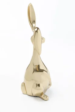 Figurka Dekoracyjna Bunny 26x52 Cm Złota