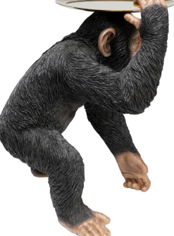 Figurka Dekoracyjna Butler Playing Chimp 45x52 Cm Czarna