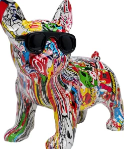Figurka Dekoracyjna Comic Dog Glasses 25x24 Cm Kolorowa