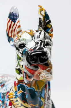 Figurka Dekoracyjna Comic Dog Maddox 39x40 Cm Kolorowa