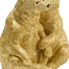 Figurka Dekoracyjna Cuddly Bears 17x16 Cm Złota