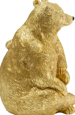 Figurka Dekoracyjna Cuddly Bears 17x16 Cm Złota