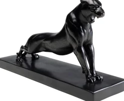 Figurka Dekoracyjna Czarne Pantera Nowoczesna 35x19 Cm