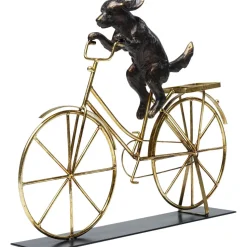 Figurka Dekoracyjna Dog With Bicycle 44x36 Cm