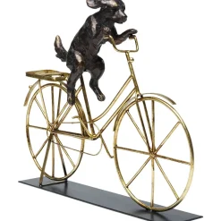 Figurka Dekoracyjna Dog With Bicycle 44x36 Cm