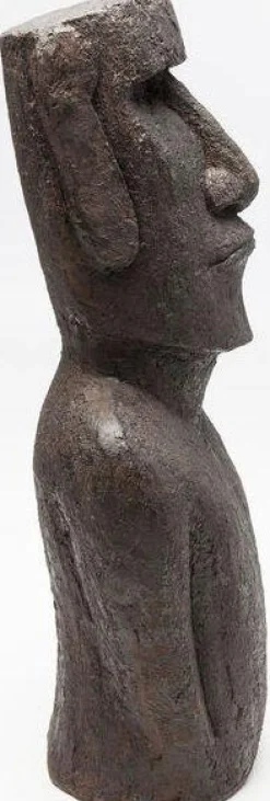 Figurka Dekoracyjna Easter Island 59 Cm Szara