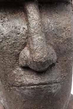 Figurka Dekoracyjna Easter Island 59 Cm Szara