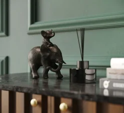 Figurka Dekoracyjna Elephant Dumbo Uno 18x19 Cm Brązowa