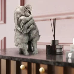 Figurka Dekoracyjna Elephant Hug 22x36 Cm