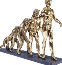 Figurka Dekoracyjna Evolution 58x43 Cm Złota