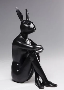 Figurka Dekoracyjna Gangster Rabbit 26x39 Cm Czarna
