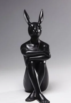 Figurka Dekoracyjna Gangster Rabbit 26x39 Cm Czarna