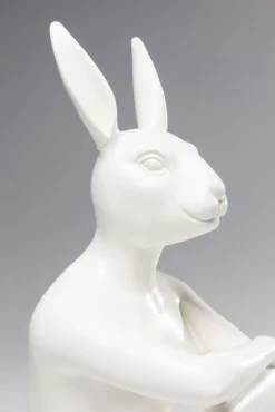 Figurka Dekoracyjna Gangster Rabbit 26x39 Cm Biała