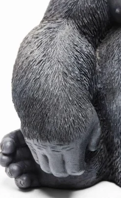 Figurka Dekoracyjna Gorilla 30x39 Cm Czarna