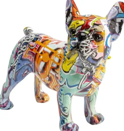 Figurka Dekoracyjna Grafitti Dog 24x22 Cm Kolorowa