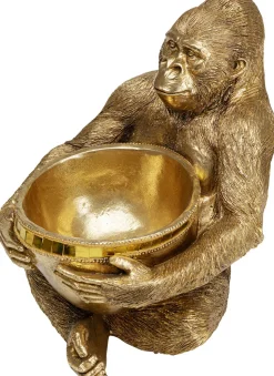 Figurka Dekoracyjna Holding Bowl 33x41 Cm Złota