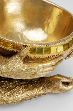 Figurka Dekoracyjna Holding Bowl 33x41 Cm Złota