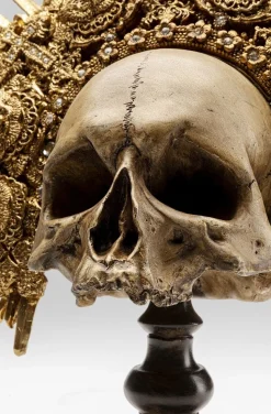 Figurka Dekoracyjna King Skull 34x42 Cm