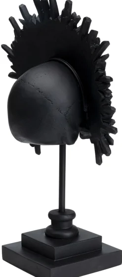 Figurka Dekoracyjna King Skull 32x49 Cm Czarna